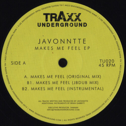 Javonntte - Makes Me Feel EP (12", EP)