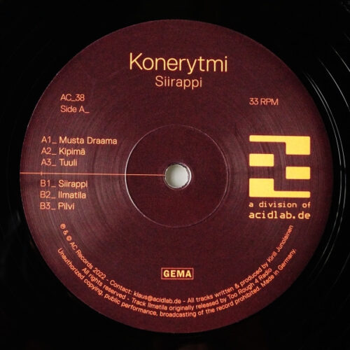 Konerytmi - Siirappi (12", EP)