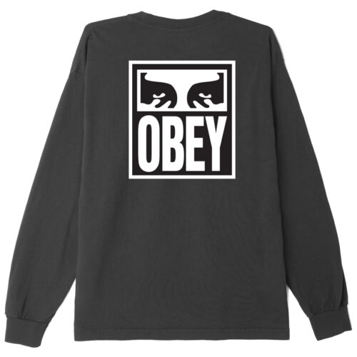 Obey Eyes Icon II L/S Tee Off Black
