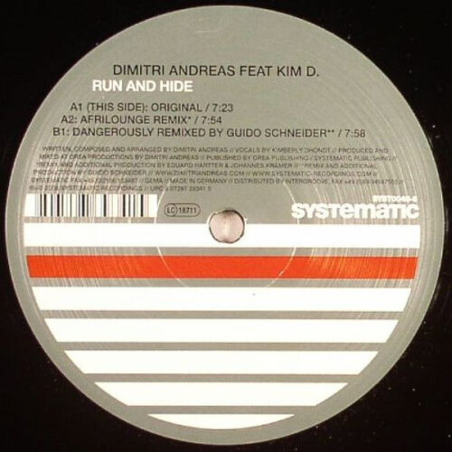 Dimitri Andreas Feat Kim D. - Run And Hide (12")