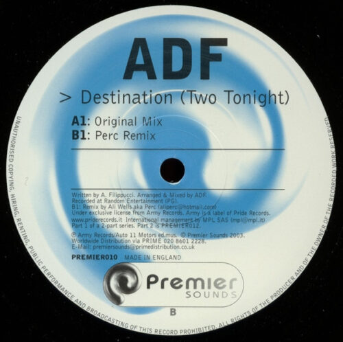 ADF - Destination (Two Tonight) (12")