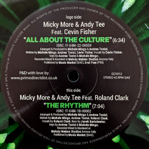 Micky More & Andy Tee Feat. Cevin Fisher / Micky More & Andy Tee Feat. Roland Clark - All About The Culture / The Rhythm (12", Ltd, Gre)