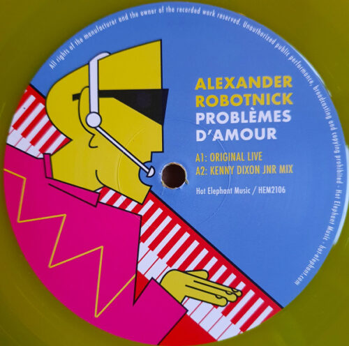Alexander Robotnick - Problèmes D'Amour (12", Yel)