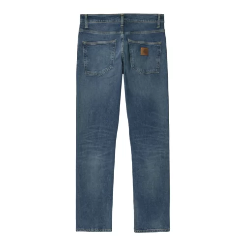 Carhartt WIP Klondike Pant Blue Mid Used Washed Stretch