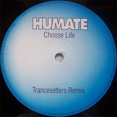 Humate - Choose Life (12", S/Sided, Promo)