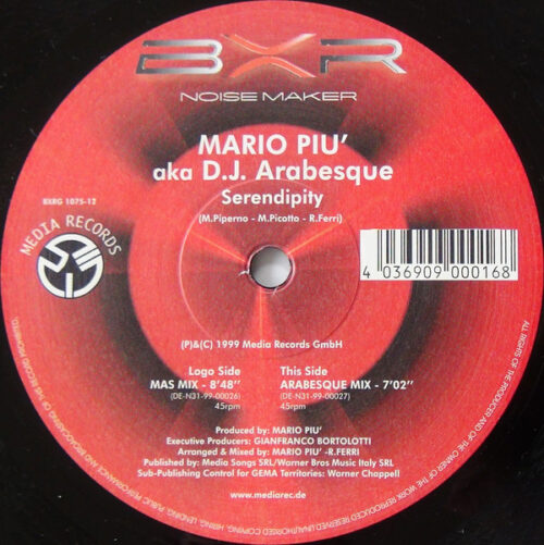 Mario Piu'* AKA D.J. Arabesque* - Serendipity (12")