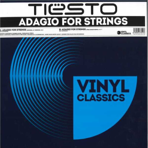 Tiësto* - Adagio For Strings (12", RE, RM)