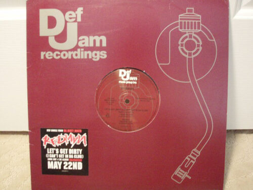 Redman Feat. DJ Kool - Let's Get Dirty (I Can't Get In Da Club) (12", Red)