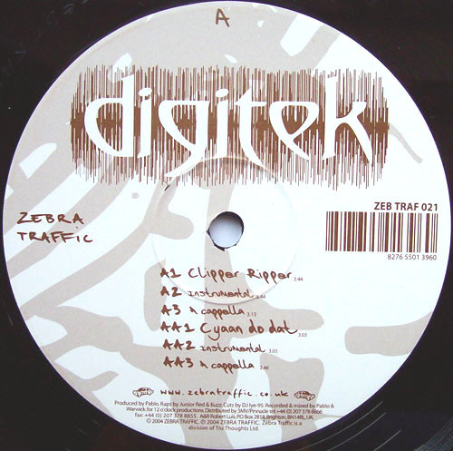 Digitek (2) - Clipper Ripper / Cyaan Do Dat (12")