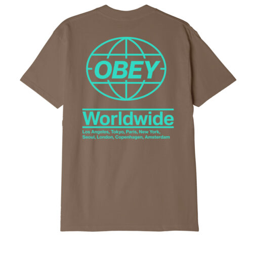 Obey Global T-Shirt Silt