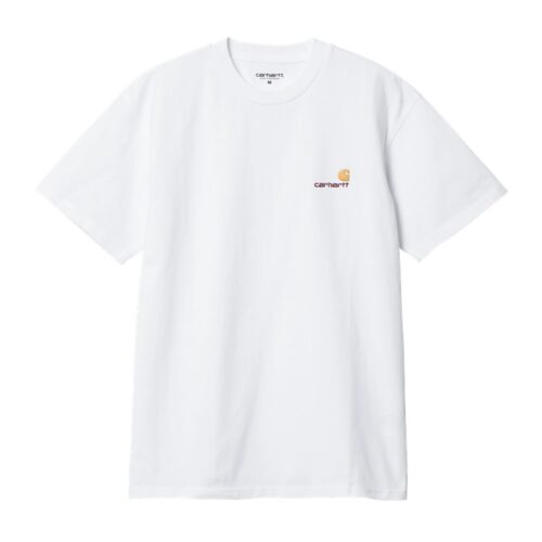 Carhartt WIP S/S American Script T-Shirt White