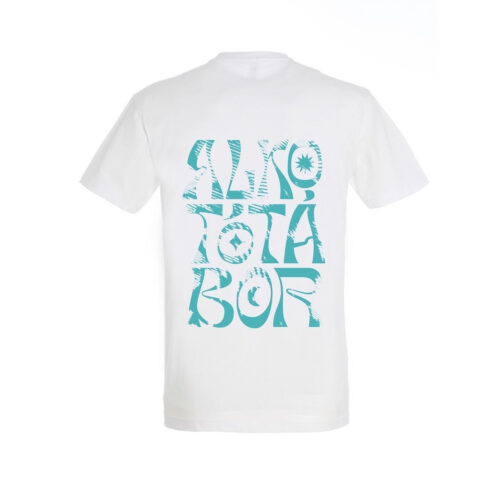 Alkotótábor 20. T-shirt White/Cyan