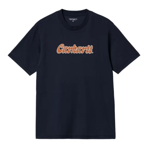 Carhartt WIP S/S Liquid Script T-Shirt Blue