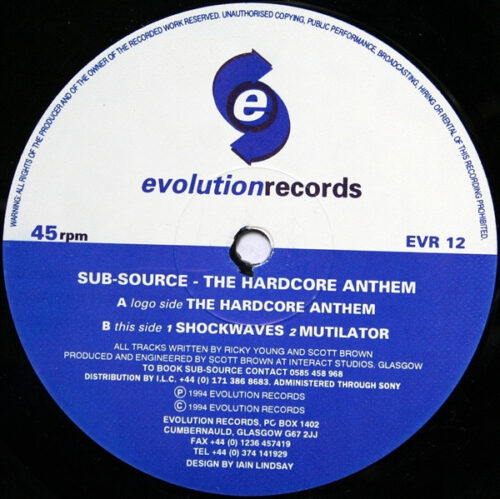 Sub-Source* - The Hardcore Anthem (12")