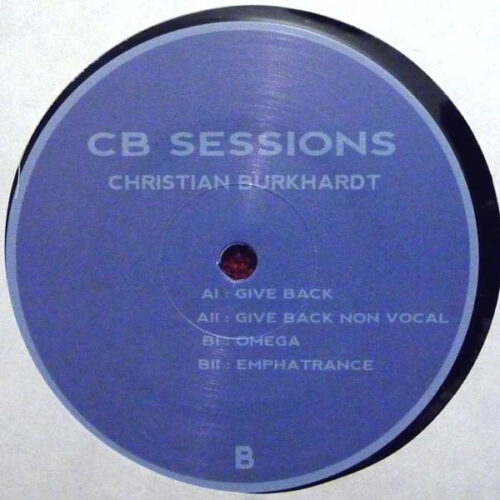 Christian Burkhardt - Give Back (12")