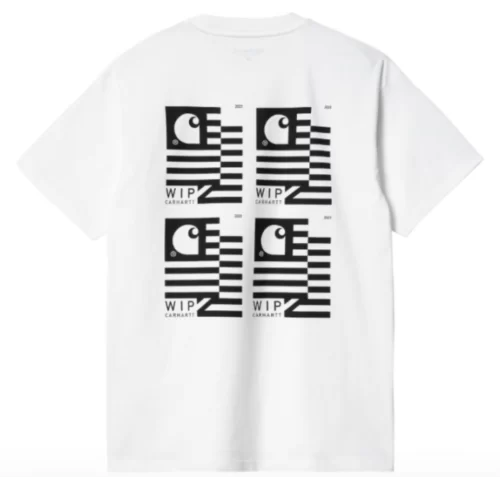 Carhartt WIP S/S Stamp State T-Shirt White