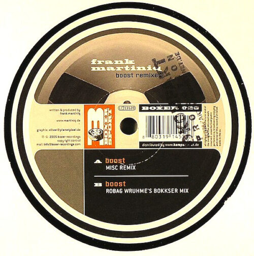 Frank Martiniq - Boost (Remixed) (12")