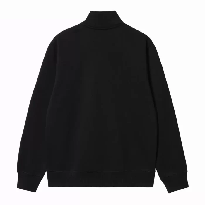 chase neck zip sweatshirt black gold 1559 1