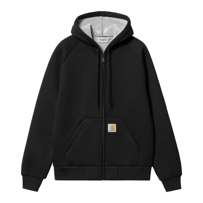 car lux hooded jacket black grey 44