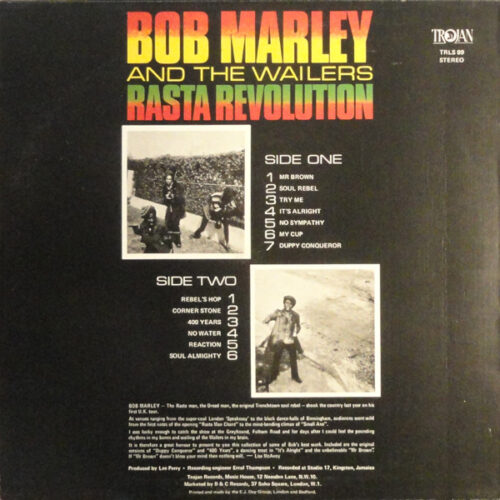 Bob Marley & The Wailers - Rasta Revolution (LP, Comp)