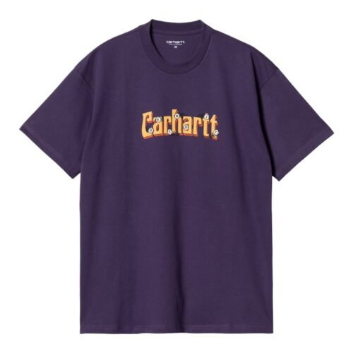 Carhartt WIP S/S Spin Script T-Shirt Cassis