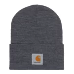 acrylic watch hat dark grey heather 2137