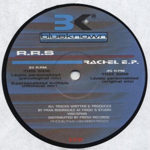 R.R.S - Rachel Ep (12")