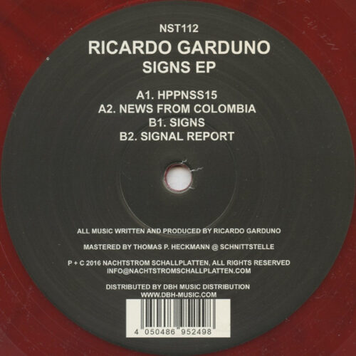 Ricardo Garduno - Signs EP (12", EP, Red)