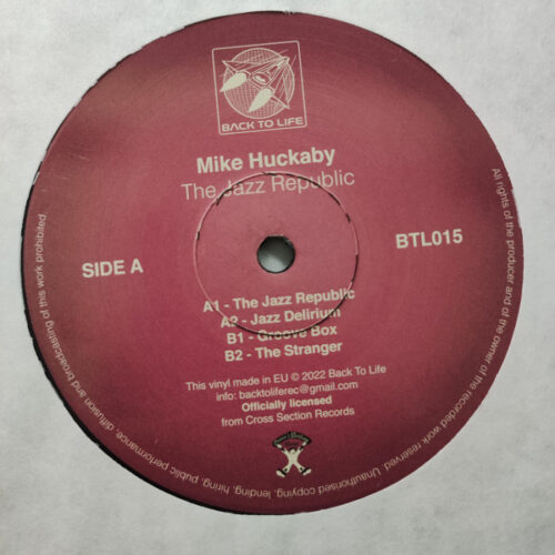 Mike Huckaby - The Jazz Republic (12", RE, 180)