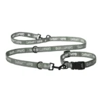 tour dog leash collar smoke green reflective 203