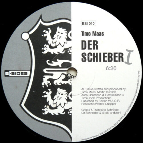 Timo Maas - Der Schieber (12")