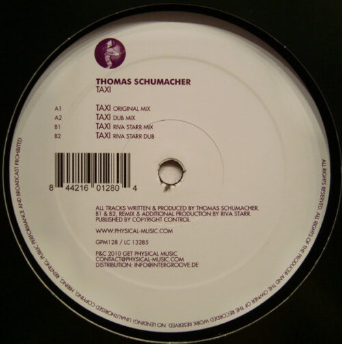 Thomas Schumacher - Taxi (12")