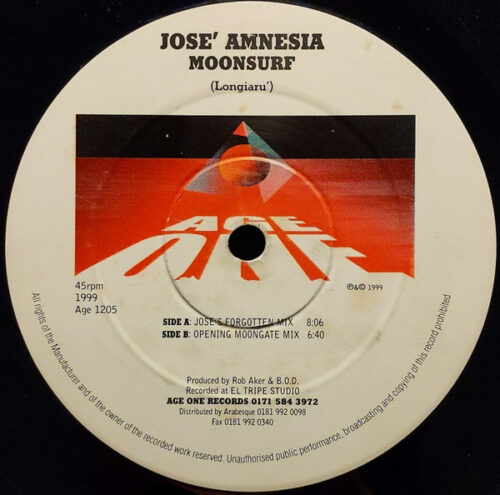Jose' Amnesia* - Last Sunset In Ibiza (12")