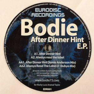 Bodie - After Dinner Hint E.P. (12", EP)