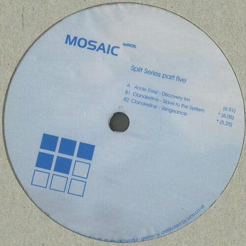 Annie Errez, Clandestine (11) - Mosaic Split Series: Part Five (12", 180)