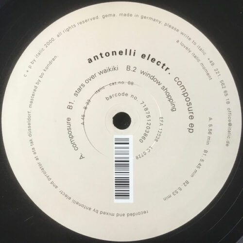 Antonelli Electr. - Composure EP (12", EP)