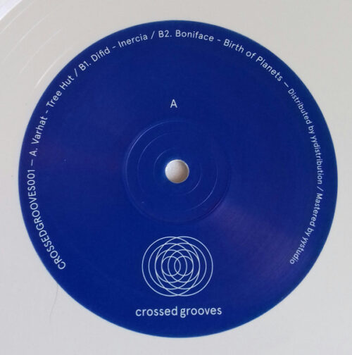 Various - Crossedgrooves001 (12", EP, Whi)