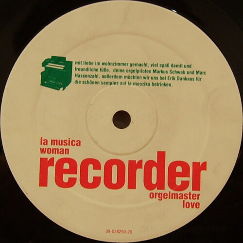 Recorder - Orgelmaster (12")