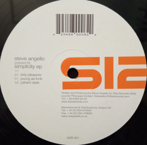 Steve Angello - Simplicity EP (12", EP)
