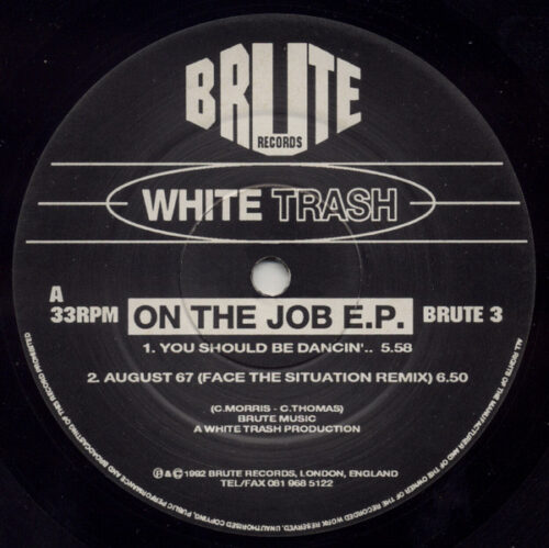 White Trash - On The Job E.P. (12", EP)