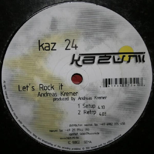 Andreas Kremer - Let's Rock It (12")