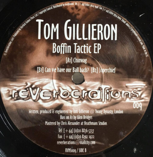 Tom Gillieron - Boffin Tactics EP (12", EP)
