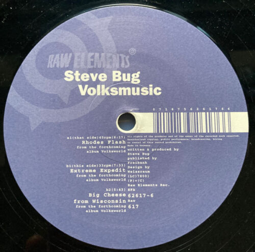Steve Bug - Volksmusic (12")