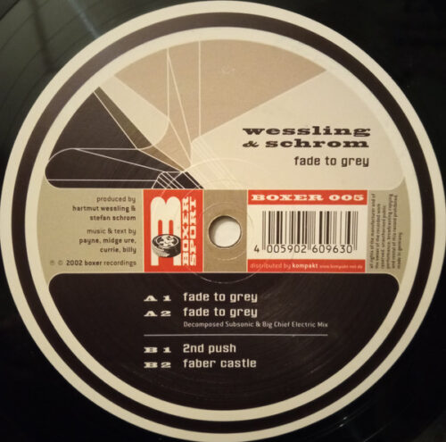 Wessling & Schrom - Fade To Grey (12")