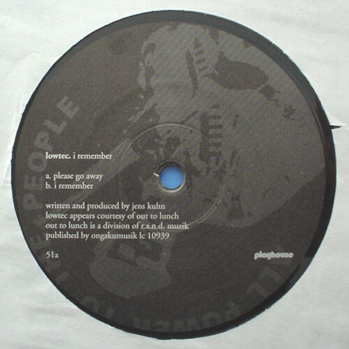 Lowtec - I Remember (12")