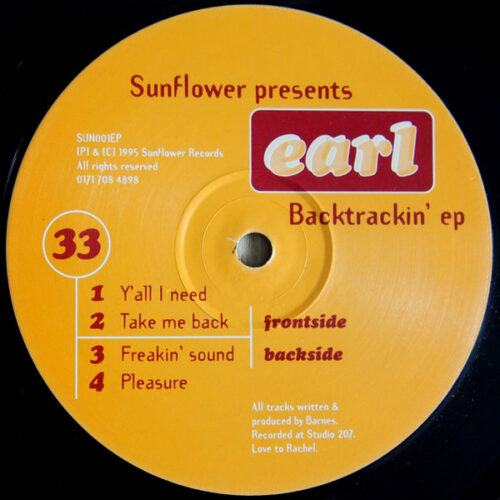 Earl - Backtrackin' EP (12")