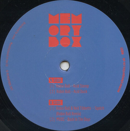 Robin Ball - Acid Stomp (12", EP)