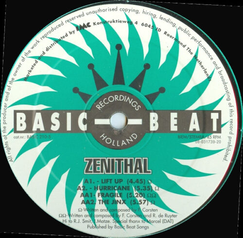 Zenithal - Sssshhhht E.P. (12", EP)