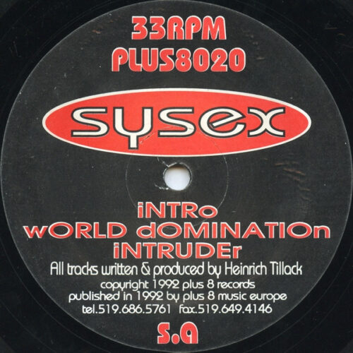 Sysex - Sysex (12")