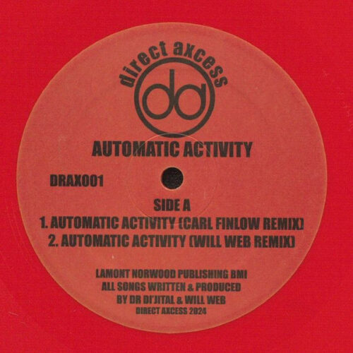 DJ Di'jital - Automatic Activity (12", Red)